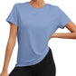 Workout Tops for Women UPF50+ Breathable Loose Fit Yoga T Shirts Short Sleeve Running Gym Athletic Tee Top