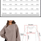 Womens Oversized Sweatshirts Hoodies Fleece Crewneck Sweaters Casual Tops Comfy Fall Fashion Outfits Winter Clothes 2024