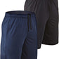 Men'S 2-Pack Loose-Fit 10" Workout Gym Shorts with Pockets