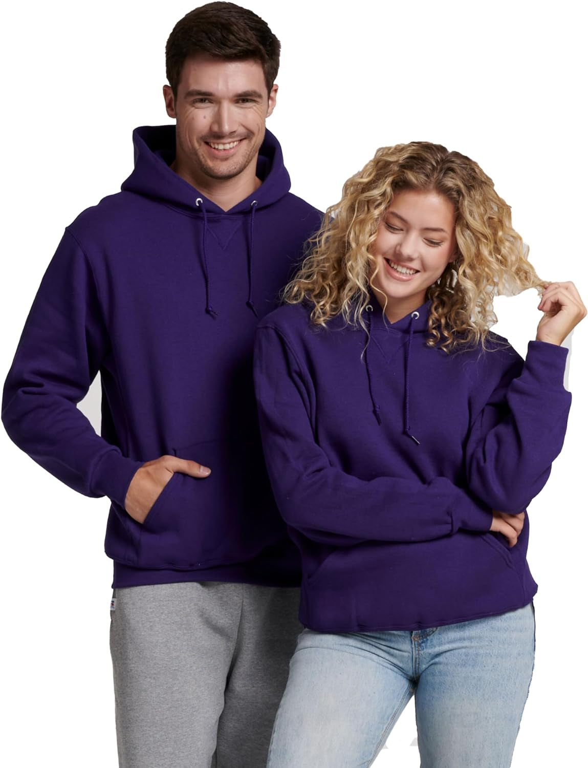 Men'S Dri-Power Fleece Hoodies, Moisture Wicking, Cotton Blend, Relaxed Fit, Sizes S-4X