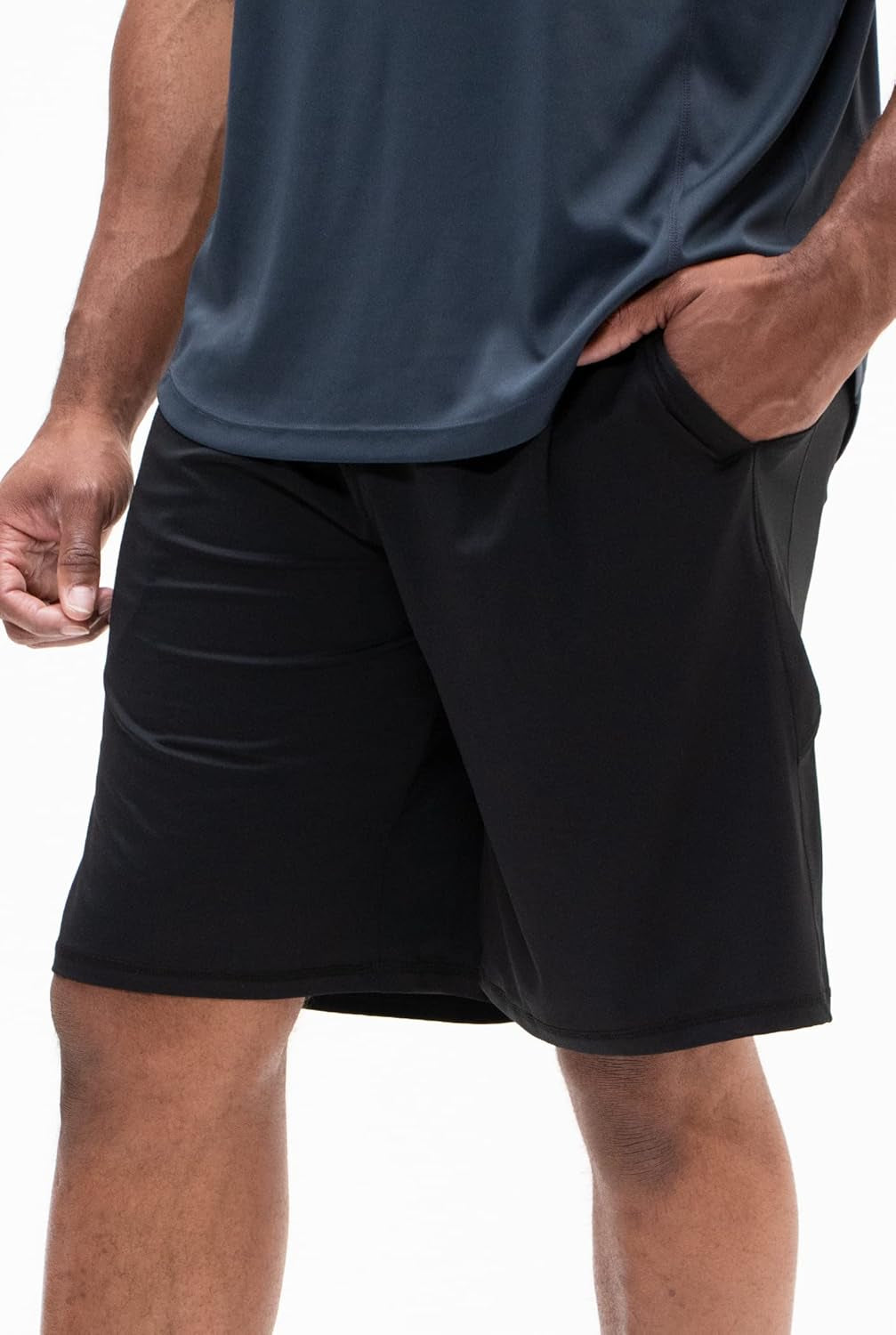 Men'S 2-Pack Loose-Fit 10" Workout Gym Shorts with Pockets