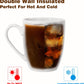 16 Oz Large Coffee Mug with Handle Tea Cup Novelty Coffee Cup for Men Women Office Work, White