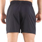 Men'S 5" Running Shorts 2 Pack Quick Dry Athletic Workout Gym Shorts with Zipper Pockets