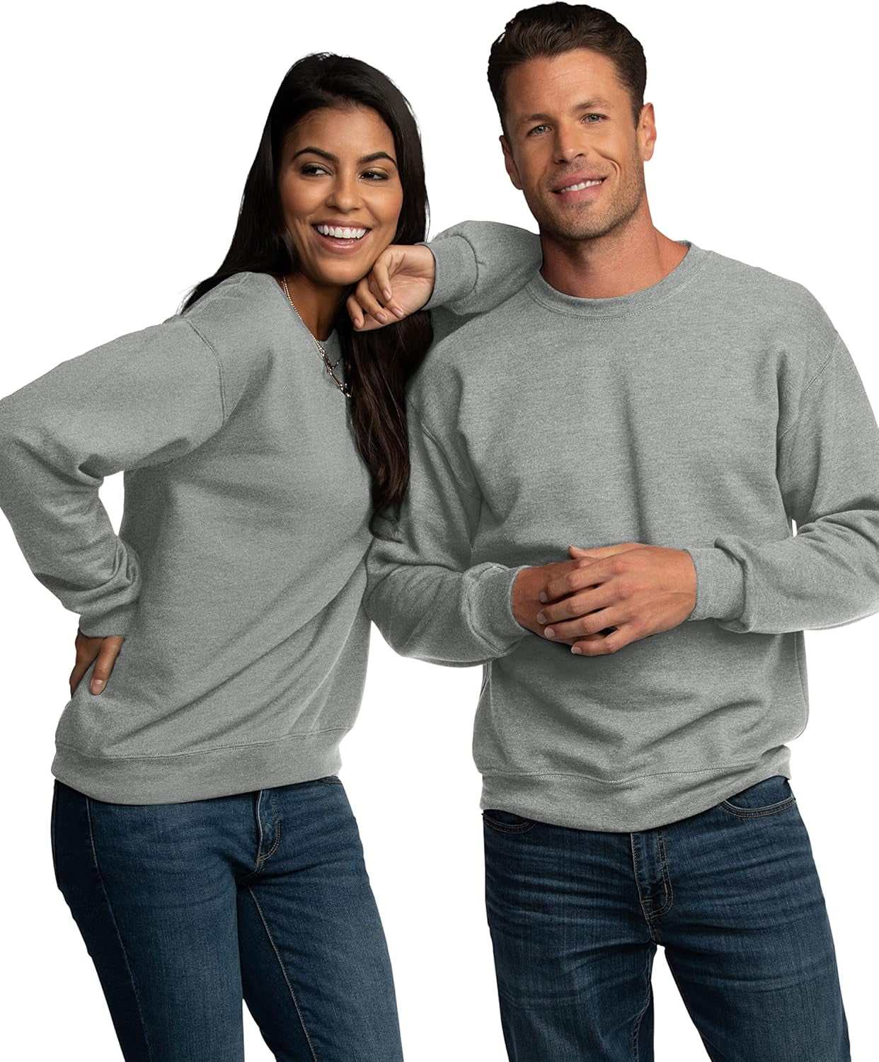 Men'S Eversoft Fleece Sweatshirts, Moisture Wicking & Breathable, Crewneck Sweatshirt