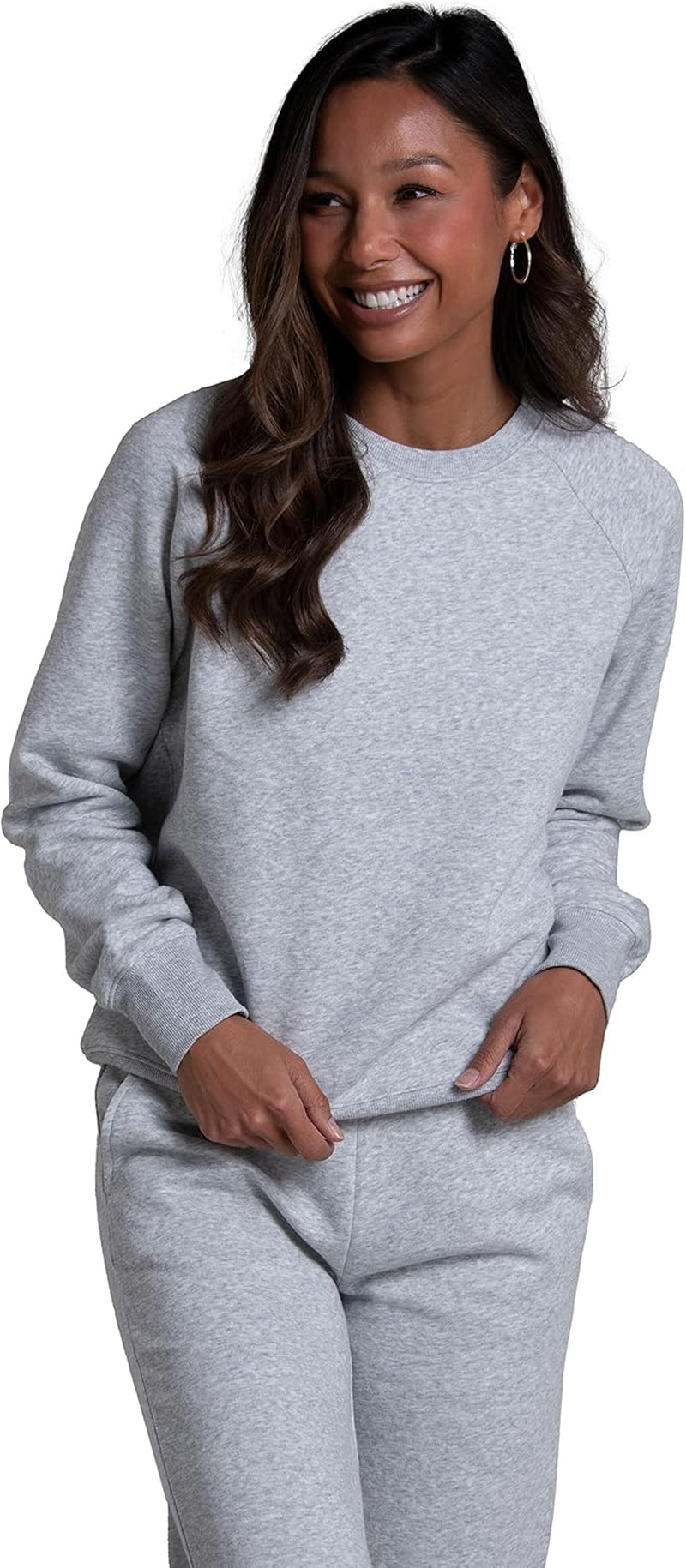 Women'S Crafted Comfort Fleece Sweatshirts & Hoodies, Crewneck & Pullover Sweatshirt for Women