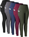 Leggings with Pockets for Women, High Waisted Tummy Control Workout Yoga Pants