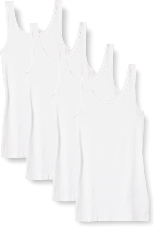 Women'S Slim-Fit Tank, Pack of 4