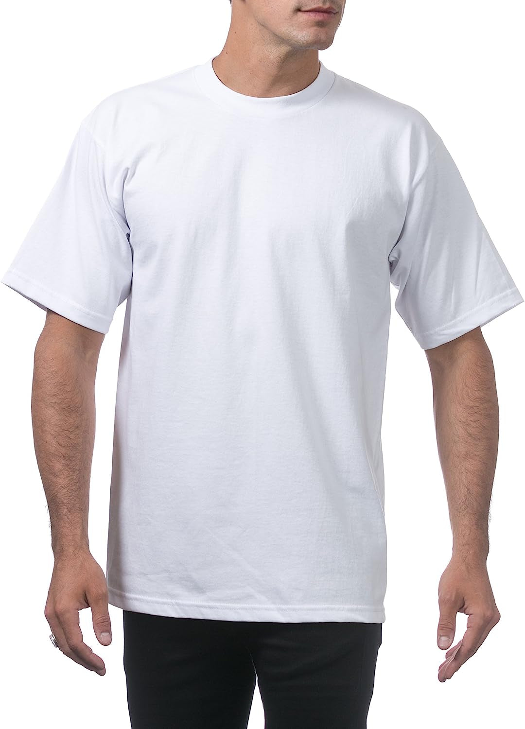 Men'S 3-Pack Heavyweight Cotton Short Sleeve Crew Neck T-Shirt