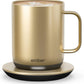 Temperature Control Smart Mug 2, 10 Oz, App-Controlled Heated Coffee Mug with 80 Min Battery Life and Improved Design, Gold