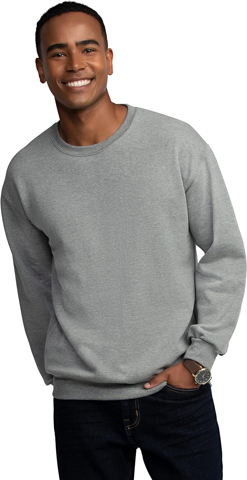 Men'S Eversoft Fleece Sweatshirts, Moisture Wicking & Breathable, Crewneck Sweatshirt