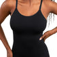 Womens Tops - High Compression Scoop Neck Cami - Tank Top for Women, Camisole for Women