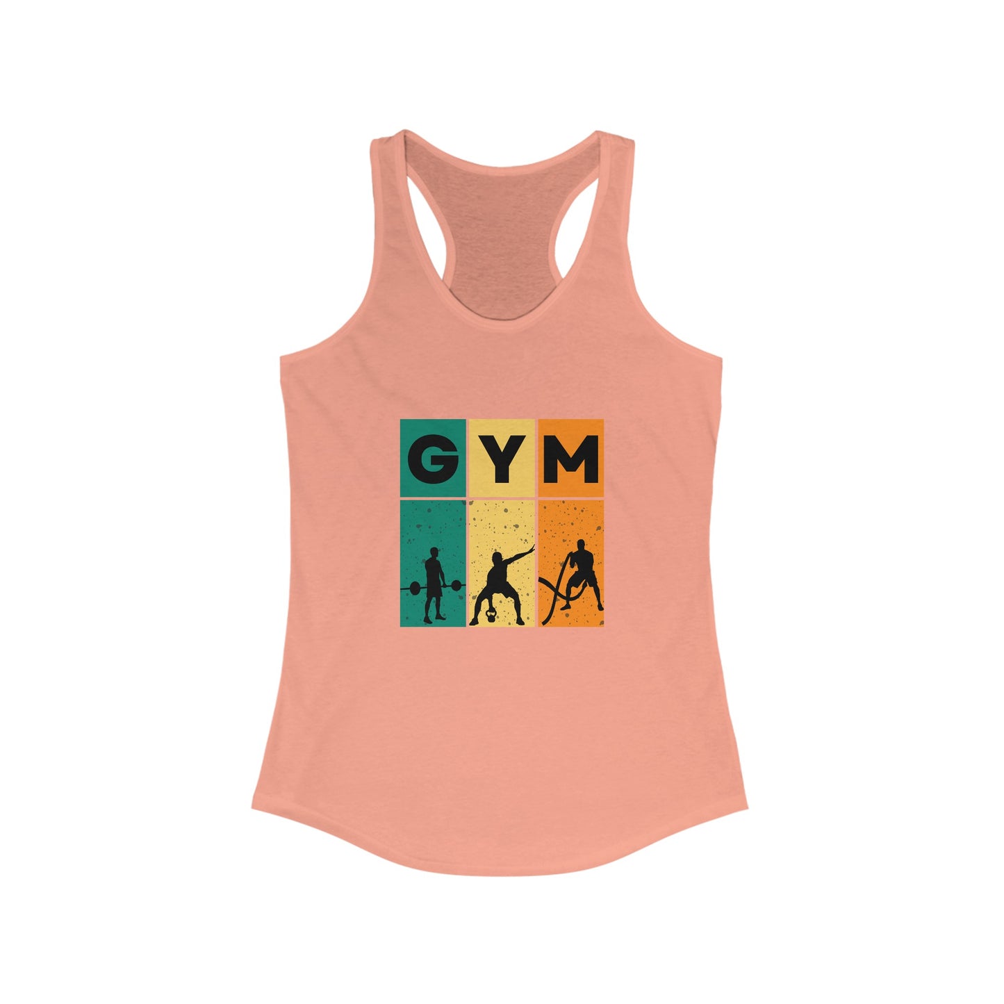 Women’s Ideal Racerback Tank Top - Gym Workout Fitness Apparel, Sleeveless Yoga Shirt