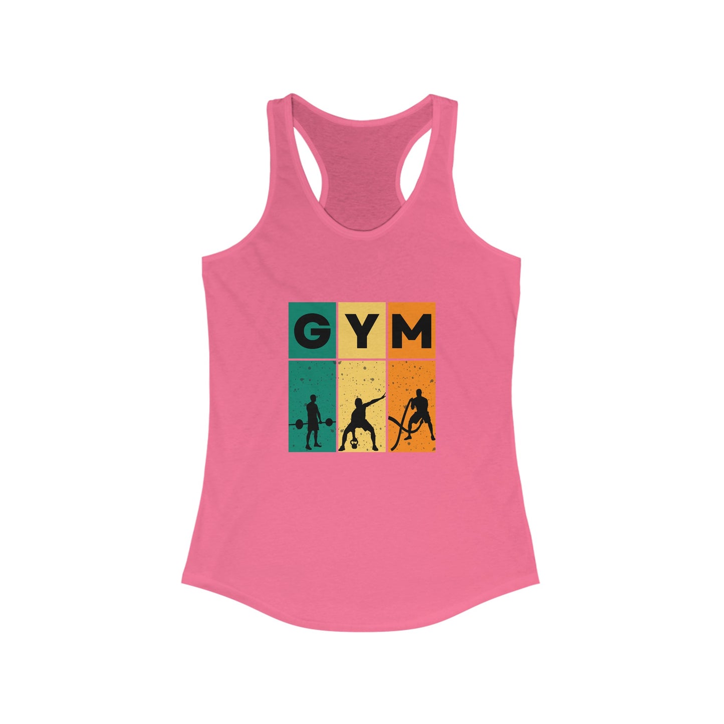 Women’s Ideal Racerback Tank Top - Gym Workout Fitness Apparel, Sleeveless Yoga Shirt