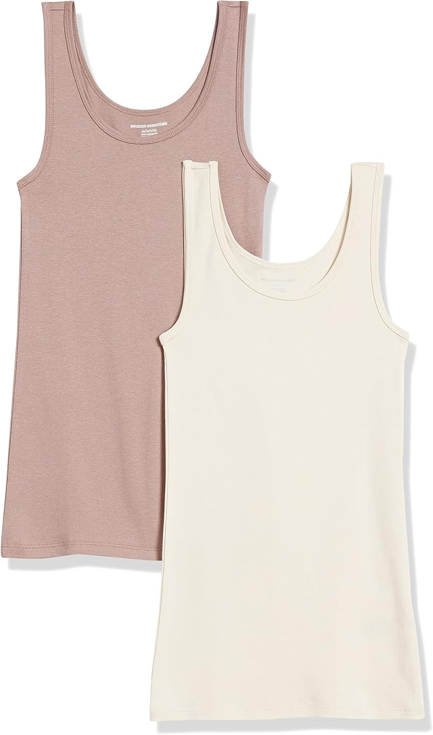 Women'S Slim-Fit Tank, Pack of 2