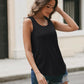 Womens Loose Fit Casual Flowy Tank Tops round Neck Trendy Sleeveless Summer Tops Clothes Outfits 2024