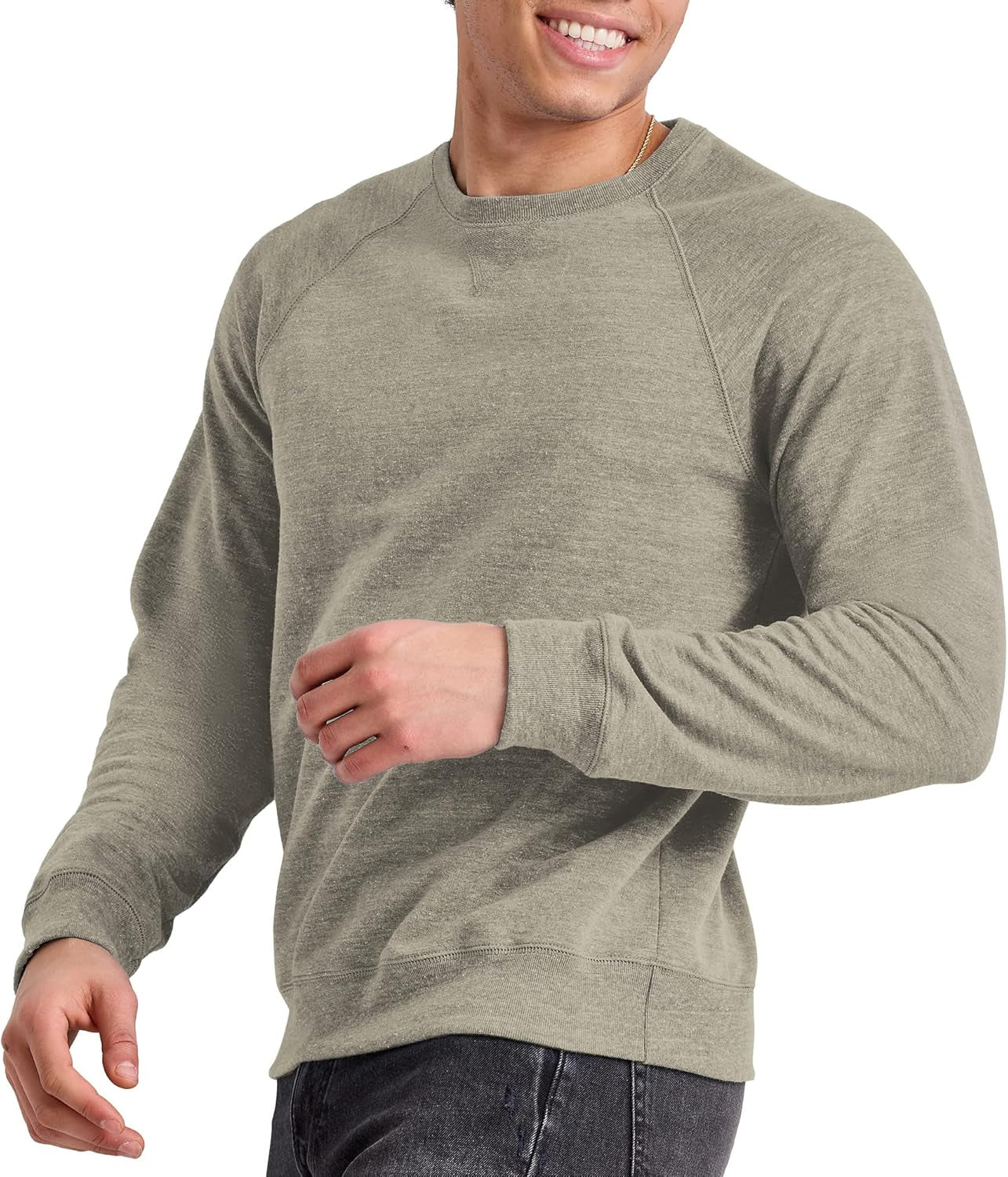 Men'S  Men'S Crewneck Sweatshirt, Tri-Blend French Terry