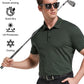 4/5 Pack Mens Polo Shirts Quick Dry Short Sleeve Golf T Shirt Performance Moisture Wicking Casual Workout