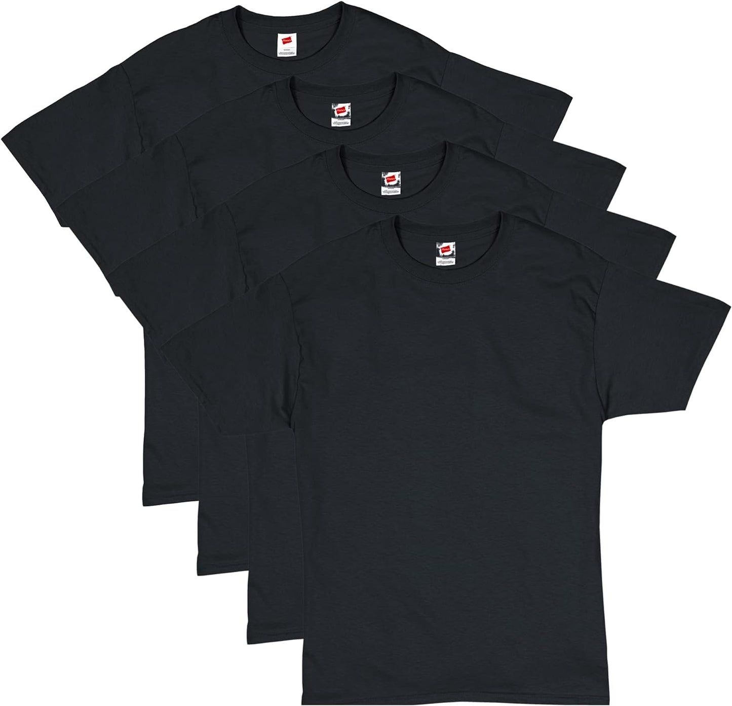 Men'S Short Sleeve T-Shirt Pack, Essentials Crewneck Cotton T-Shirt, 4 or 6 Pack