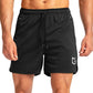 Men'S Running Shorts with Zipper Pockets Quick Dry Gym Athletic Workout 5" Shorts for Men