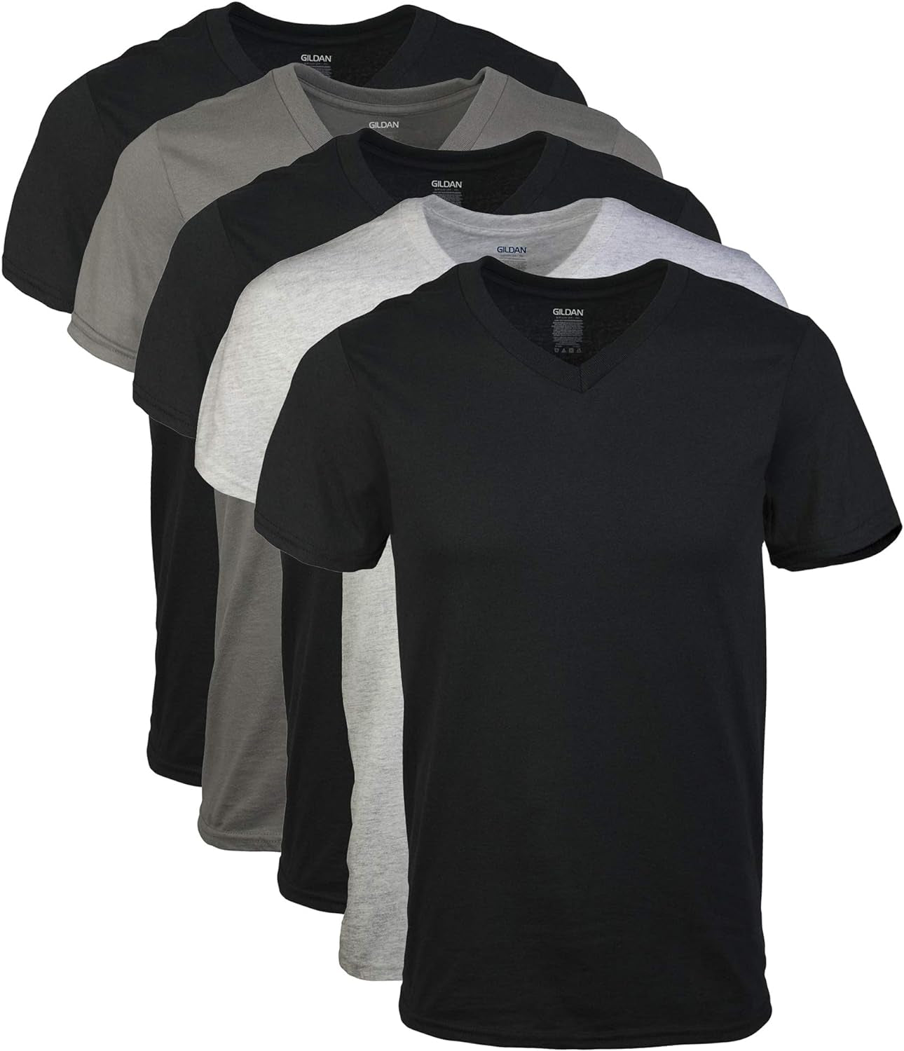 Men'S V-Neck T-Shirts, Multipack, Style G1103