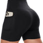 Biker Shorts Women with Pockets - 3"/5"/8" High Waisted Workout Spandex Tummy Control Gym Running Yoga Shorts