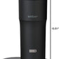 Travel Mug 2+, 12 Oz, Temperature Control Smart Travel Mug, Black (With Apple Find My)