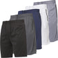 Mens 5 Pack Athletic Running Shorts, Basketball Gym Workout Shorts for Men with Zippered Pockets