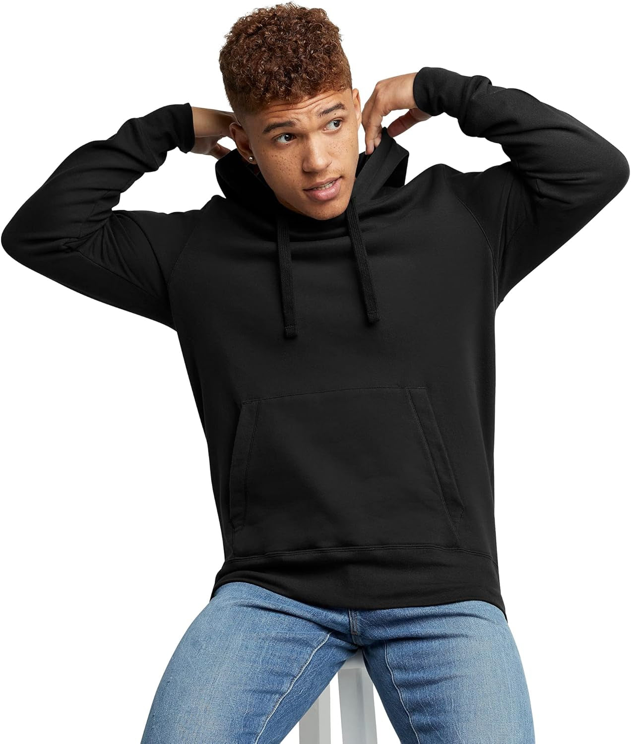 Men'S Originals Midweight Fleece Hoodie, Pullover Hooded Sweatshirt for Men