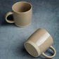 Coffee Mugs for 4, 12 Oz Mug Set, Dringking Cup with Handle for Coffee, Tea, Cocoa, Milk, Milkyway Series, Cinnamon Brown