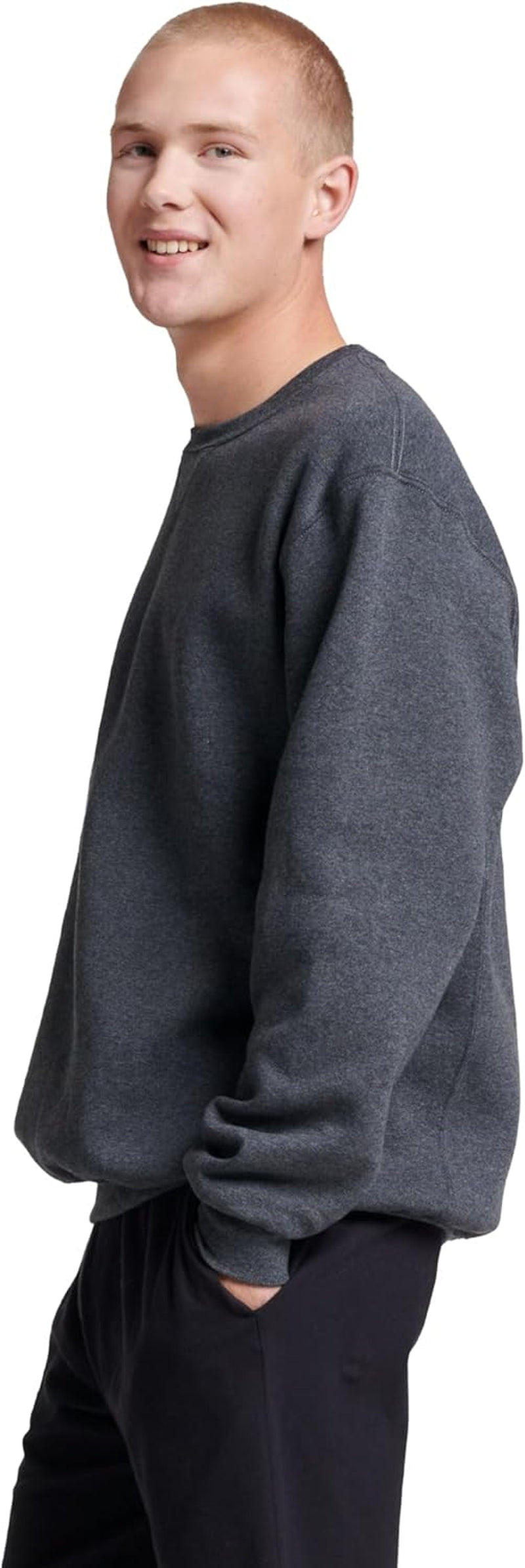 Men'S Dri-Power Fleece Sweatshirts, Moisture Wicking, Cotton Blend, Relaxed Fit, Sizes S-4X