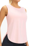 Ice Silk Workout Tank Tops for Women Cool-Dry Sleeveless Loose Fit Yoga Shirts Athletic