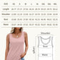 Womens Loose Fit Casual Flowy Tank Tops round Neck Trendy Sleeveless Summer Tops Clothes Outfits 2024