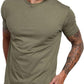 Mens T Shirt - Short Sleeve Crew Neck Soft Fitted Tees S - 4XL Fresh Classic Tshirts