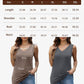 Tank Top Women 2024 Casual Soft Loose Spring Summer V Neck Sleeveless Tee Shirts Basic Trendy Outfits Clothes