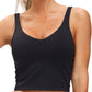 Womens' Sports Bra Longline Wirefree Padded with Medium Support