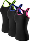 Women'S 3 Pack Compression Base Layer Dry Fit Tank Top