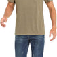 Mens Casual Short Sleeve Henley Shirts Fashion Button T Shirts with Pocket