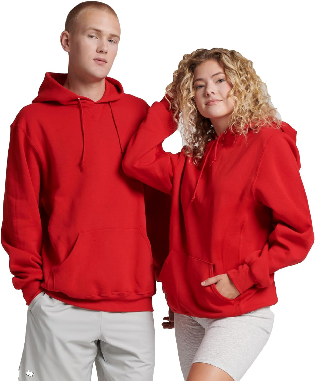 Men'S Dri-Power Fleece Hoodies, Moisture Wicking, Cotton Blend, Relaxed Fit, Sizes S-4X