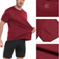 1/5 Pack Workout Shirts for Men Athletic Running Gym Quick Dry Short Sleeve Performance Moisture Wicking T Shirt