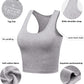 Sports Crop Tank Tops for Women Cropped Workout Tops Racerback Running Yoga Tanks Cotton Sleeveless Gym Shirts 3 Pack