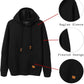 Mens Hoodies Pullover Casaul Long Sleeve Drawstring Waffle Knit Hooded Sweatshirt with Kanga Pocket