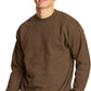 Men'S Ecosmart Fleece, Pullover Crewneck Sweatshirt, 1 or 2 Pack, Army Brown-1 Pack, X Large