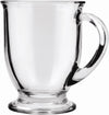 Café Glass Coffee Mugs, 16 Oz, Set of 6