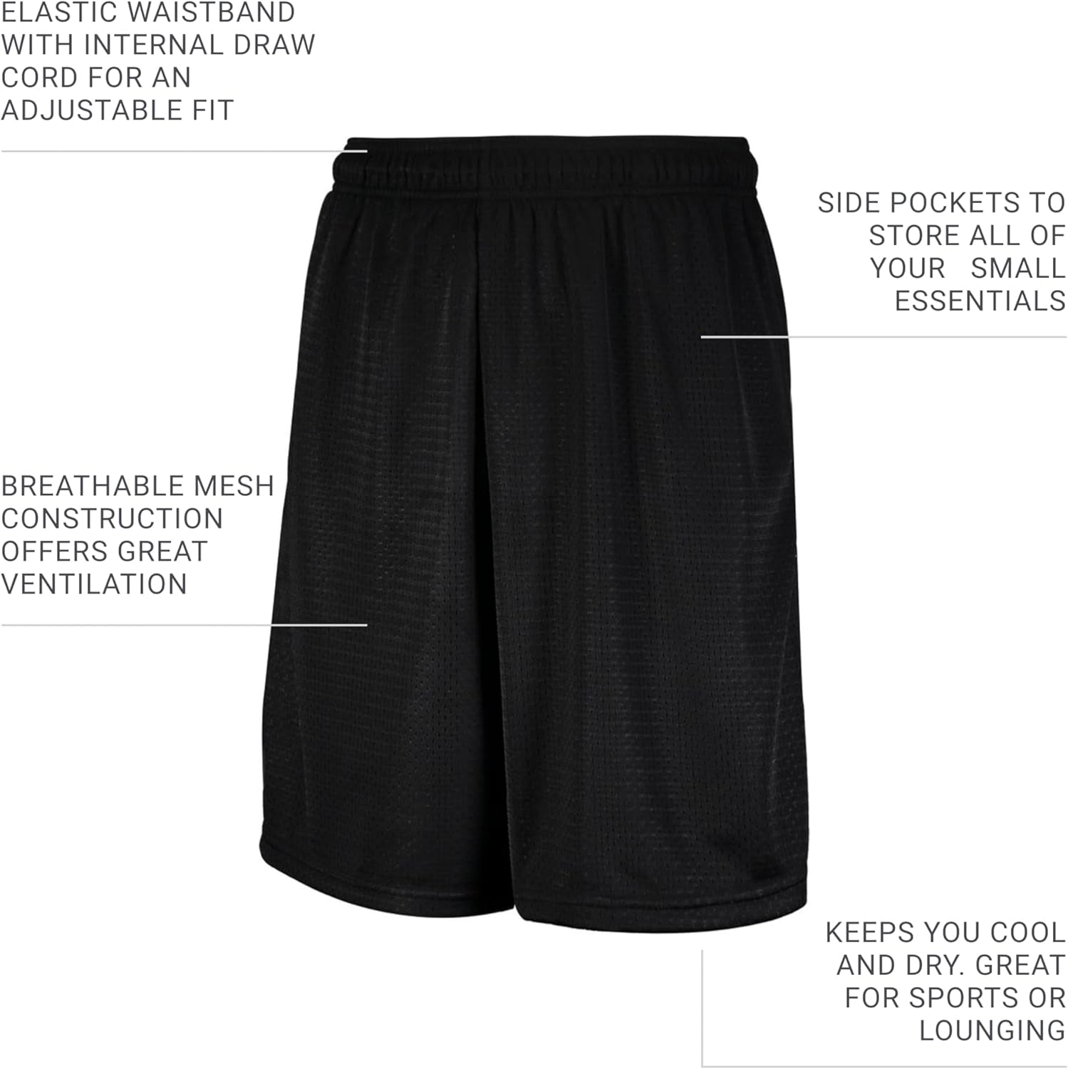 Men'S Mesh Pocket Short