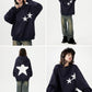 Star Graphic Hoodies Oversized Y2K Hooded Sweatshirt Fashion Hoodie Streetwear Unisex Pullover Tops