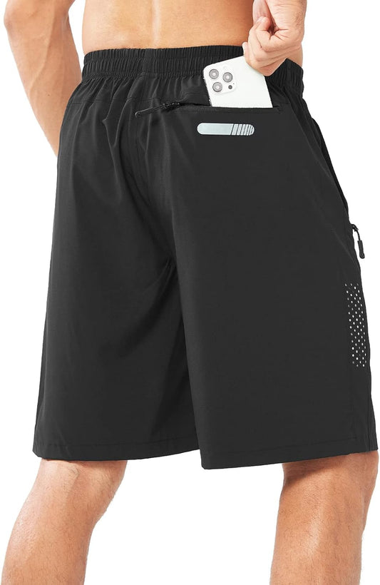 Men'S Athletic Running Shorts Quick Dry Workout Shorts 7"/ 5"/ 9" Lightweight Sports Gym Basketball Shorts Hiking