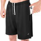 Men'S Athletic Shorts Quick Dry Loose-Fit Lightweight Running Workout Gym Shorts with Pockets