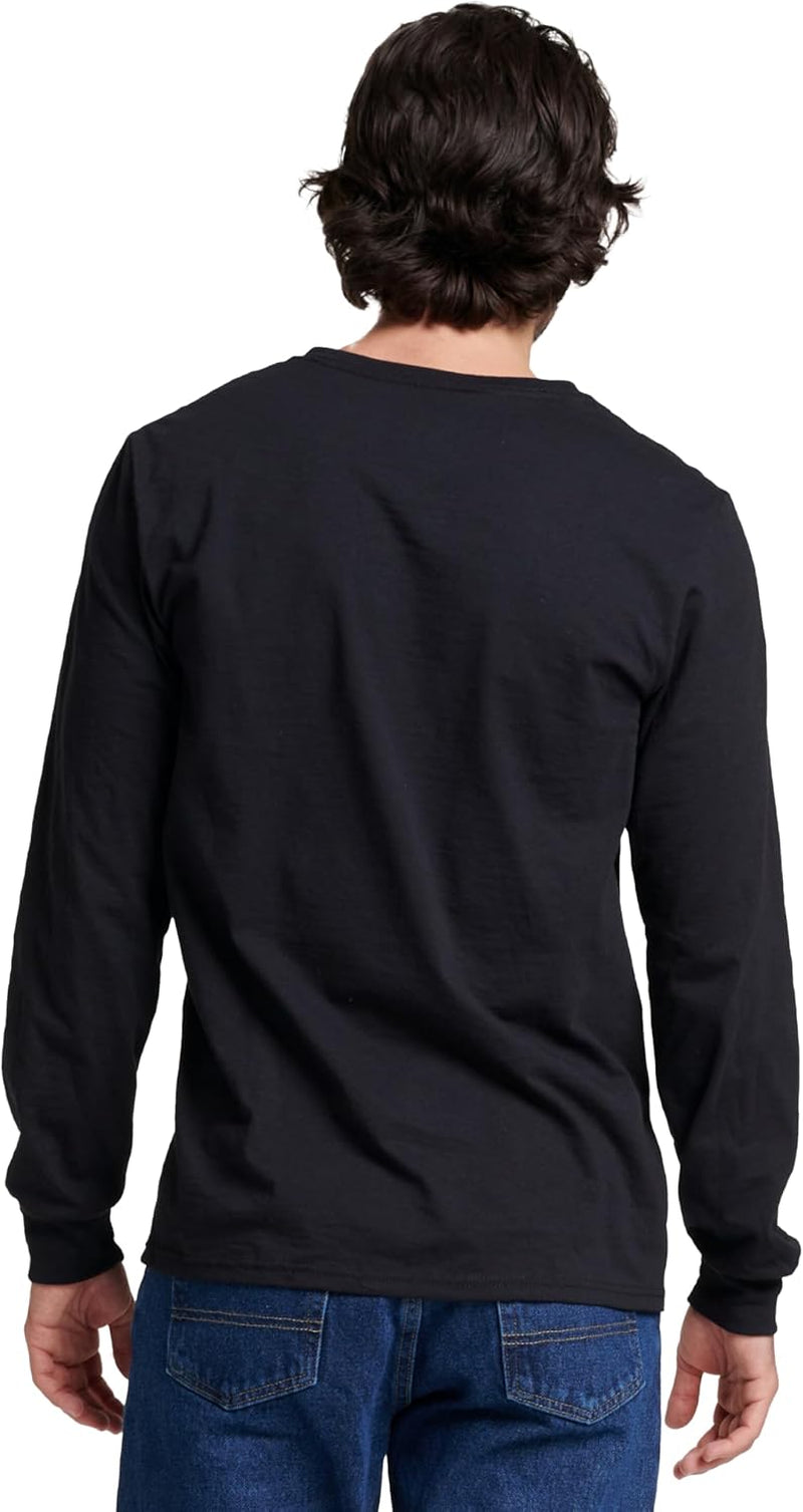 Men'S Dri-Power Long Sleeve Tees, Moisture Wicking, Odor Protection, UPF 30+