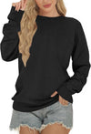 Sweatshirt for Women, Casual Crewneck Sweatshirts Women Loose Fit Long Sleeve Pullover Tops Cute Soft Shirt