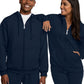 Men'S Eversoft Fleece Hoodies, Moisture Wicking & Breathable, Full Zip Hooded Sweatshirt